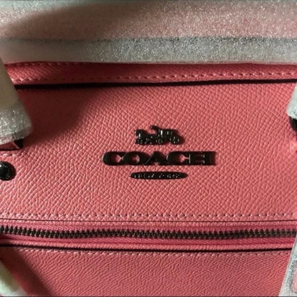 Coach Pink Lemonade Rowan Satchel - Picture 8 of 8